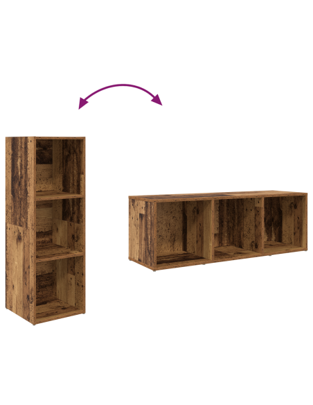Mobile TV con archiviazione Legno antico Legno multistrato