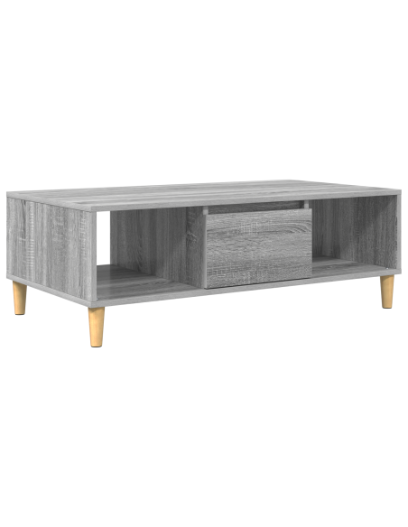 Tavolino da salotto Grigio Sonoma 102 x 55 x 35 cm