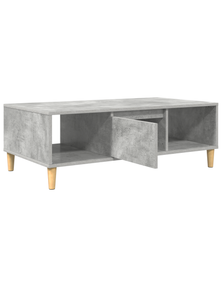 Tavolino da salotto Grigio cemento 102 x 55 x 35 cm