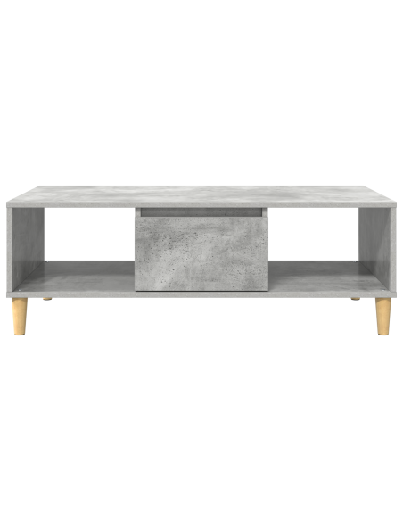 Tavolino da salotto Grigio cemento 102 x 55 x 35 cm