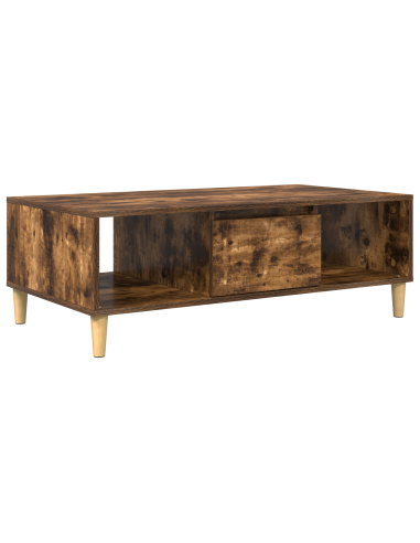 Tavolino da salotto Rovere fumé 102 x 55 x 35 cm