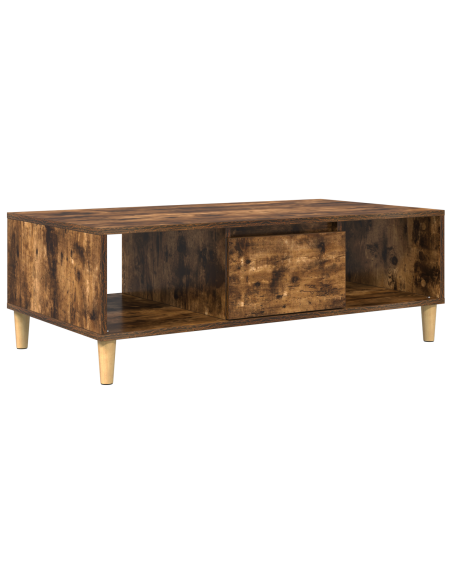 Tavolino da salotto Rovere fumé 102 x 55 x 35 cm