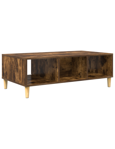 Tavolino da salotto Rovere fumé 102 x 55 x 35 cm