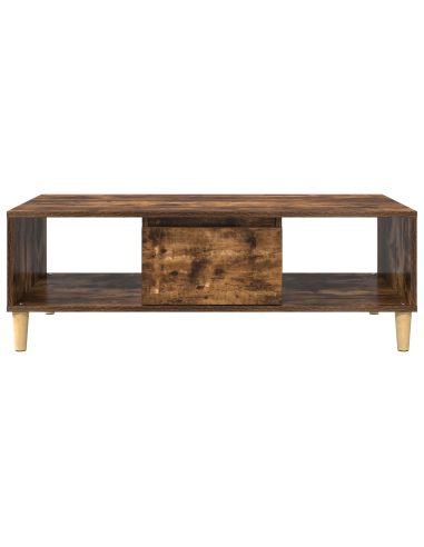 Tavolino da salotto Rovere fumé 102 x 55 x 35 cm