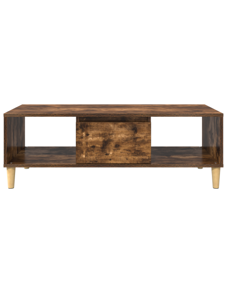 Tavolino da salotto Rovere fumé 102 x 55 x 35 cm