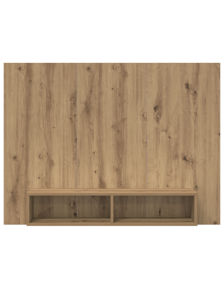Set mobile TV Rovere artigianale 120 x 23,5 x 90 cm