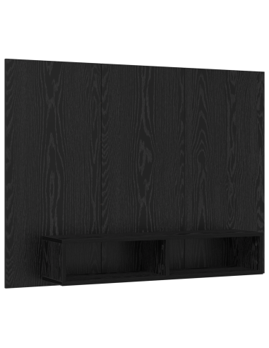 Set mobile TV Rovere Nero 120 x 23,5 x 90 cm Legno multistrato