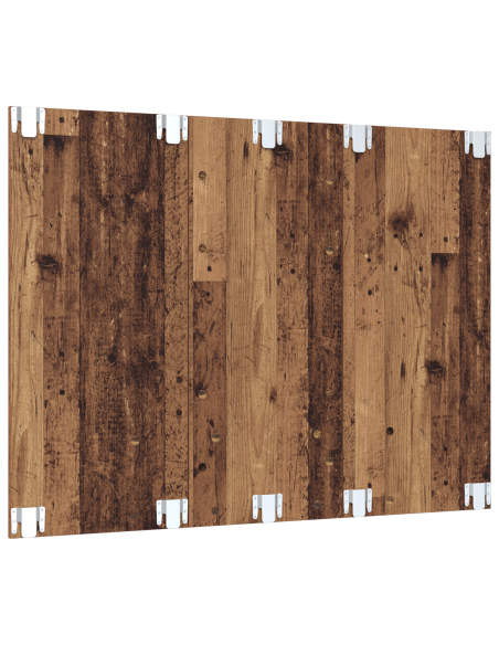 Mobile TV da Parete Legno Antico 120 x 23.5 x 90 cm