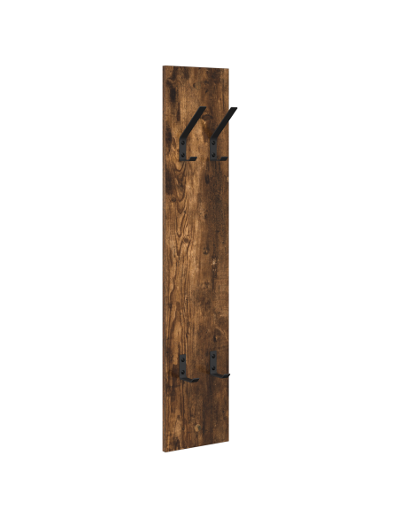 Appendiabiti a muro Rovere fumo 20 x 1.5 x 100 cm