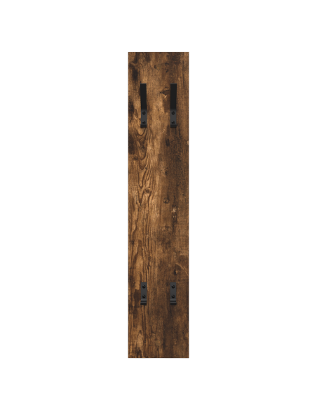 Appendiabiti a muro Rovere fumo 20 x 1.5 x 100 cm