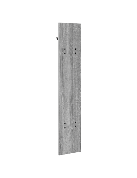 Appendiabiti a muro Grigio sonoma 20 x 1.5 x 100 cm