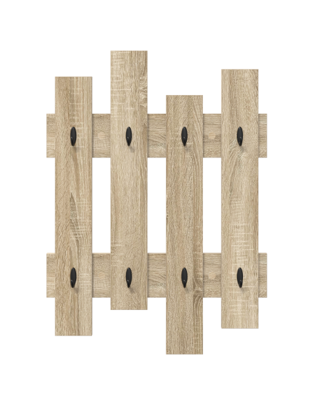 Appendiabiti a muro Rovere Sonoma 60 x 3 x 82 cm