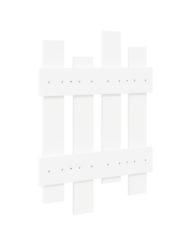 Appendiabiti a muro Bianco 60 x 3 x 82 cm Legno multistrato