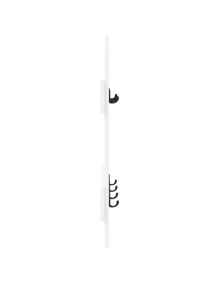Appendiabiti a muro Bianco 60 x 3 x 82 cm Legno multistrato