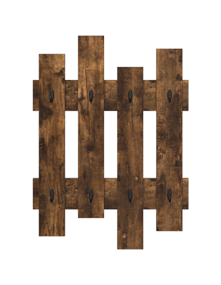 Appendiabiti a muro Rovere affumicato 60 x 3 x 82 cm