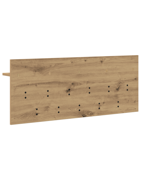 Appendiabiti a muro rovere artigianale 100 x 40 x 12 cm