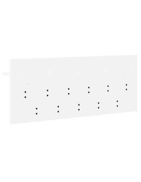 Appendiabiti a muro Bianco 100 x 40 x 12 cm Legno multistrato