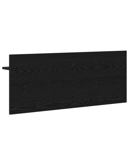 Appendiabiti a muro Rovere nero 100 x 40 x 12 cm