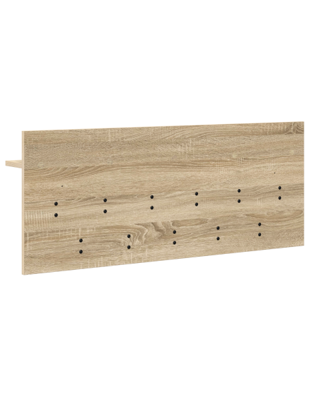 Appendiabiti a muro rovere sonoma 100 x 40 x 12 cm