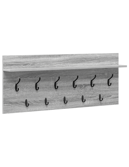 Appendiabiti a muro Grigio sonoma 100 x 40 x 12 cm