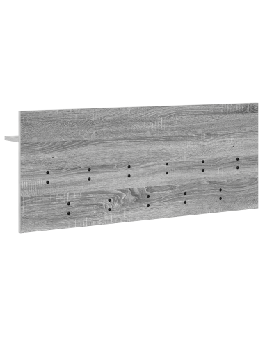 Appendiabiti a muro Grigio Sonoma 100 x 40 x 12 cm