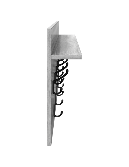 Appendiabiti a muro Grigio sonoma 100 x 40 x 12 cm