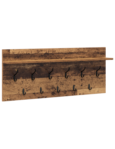Appendiabiti a muro Legno vecchio 100 x 40 x 12 cm