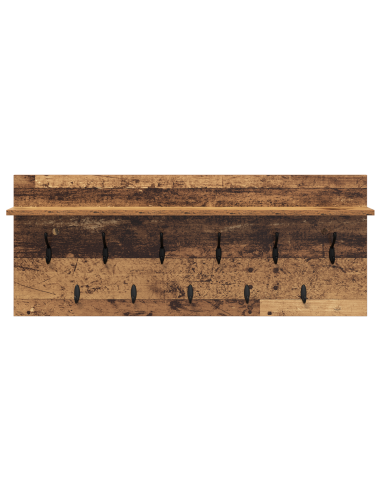 Appendiabiti a muro Legno vecchio 100 x 40 x 12 cm