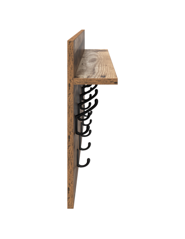 Appendiabiti a muro Legno vecchio 100 x 40 x 12 cm