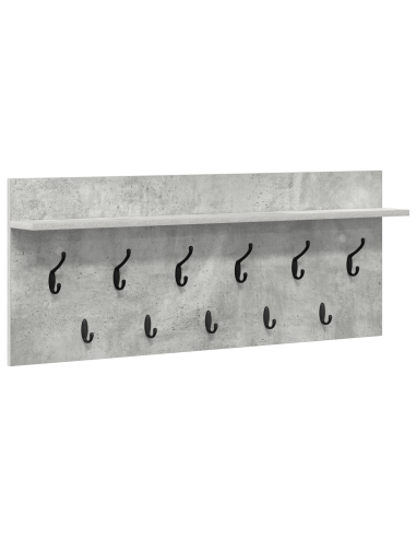 Appendiabiti a muro Grigio cemento 100 x 40 x 12 cm