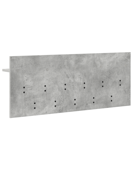 Appendiabiti a muro Grigio cemento 100 x 40 x 12 cm