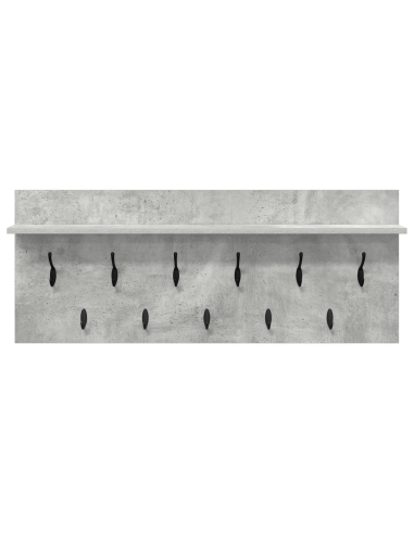 Appendiabiti a muro Grigio cemento 100 x 40 x 12 cm
