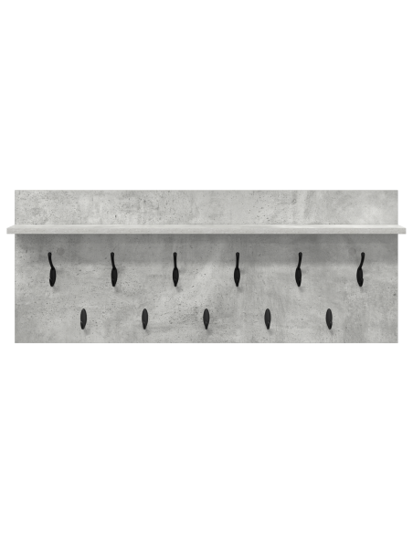 Appendiabiti a muro Grigio cemento 100 x 40 x 12 cm