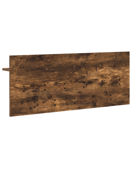 Appendiabiti a muro Rovere fumé 100 x 40 x 12 cm