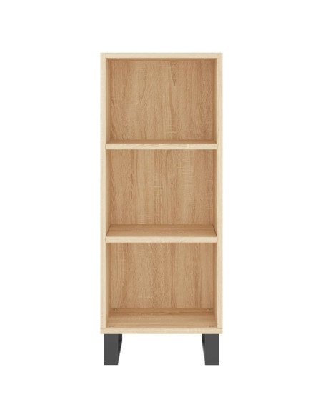 Credenza Rovere Sonoma 34,5x34x180 cm in Legno Multistrato