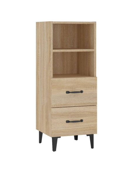 Credenza Rovere Sonoma 34,5x34x90 cm in Legno Multistrato