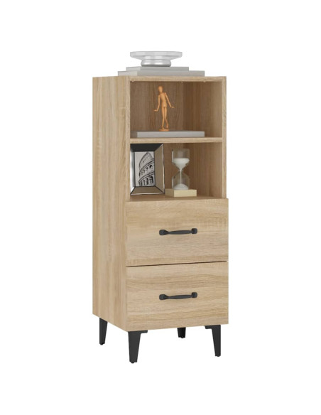 Credenza Rovere Sonoma 34,5x34x90 cm in Legno Multistrato
