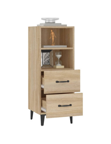 Credenza Rovere Sonoma 34,5x34x90 cm in Legno Multistrato