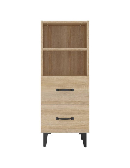 Credenza Rovere Sonoma 34,5x34x90 cm in Legno Multistrato