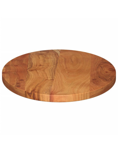 Piano Tavolo 120x60x3,8 cm Ovale in Legno Massello di Acacia