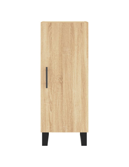 Credenza Rovere Sonoma 34,5x34x180 cm in Legno Multistrato