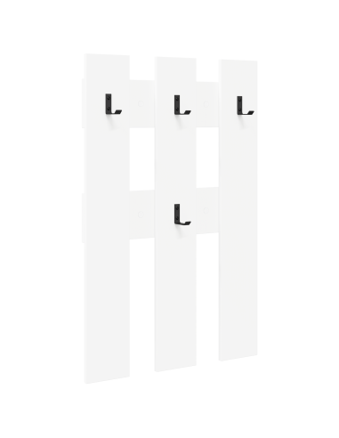 Appendiabiti a muro Bianco 65 x 3 x 100 cm Legno multistrato