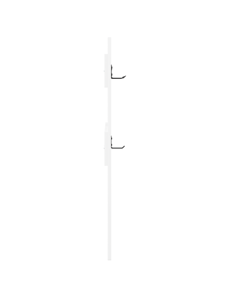 Appendiabiti a muro Bianco 65 x 3 x 100 cm Legno multistrato