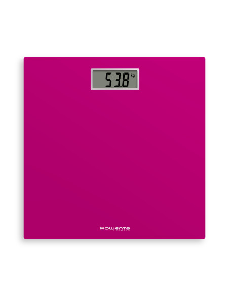 Rowenta Premiss BS1403 Quadrato Rosa Bilancia pesapersone elettronica