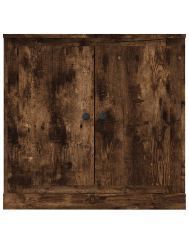 Credenza Rovere Fumo 70x35,5x67,5 cm in Legno Multistrato