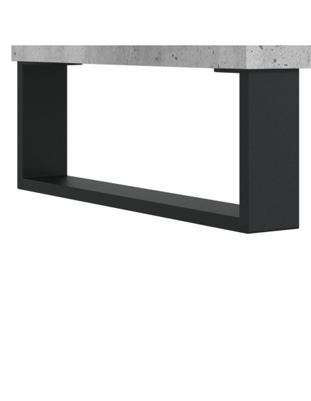 Credenza Grigio Cemento 34,5x34x180 cm in Legno Multistrato