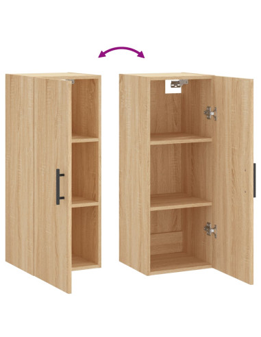 Mobile a Parete Rovere Sonoma 34,5x34x90 cm