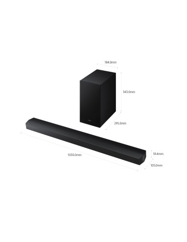 Samsung Soundbar HW-B750F/ZF, Audio 5.1 canali , Wireless Dolby 5.1ch, 2025