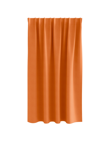 Tende Blackout con Anelli 2 pcs Arancione Vivo 140 x 140 cm