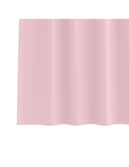 Tende con tende 2 pcs Rosa Baby 260 x 140 cm Poliestere